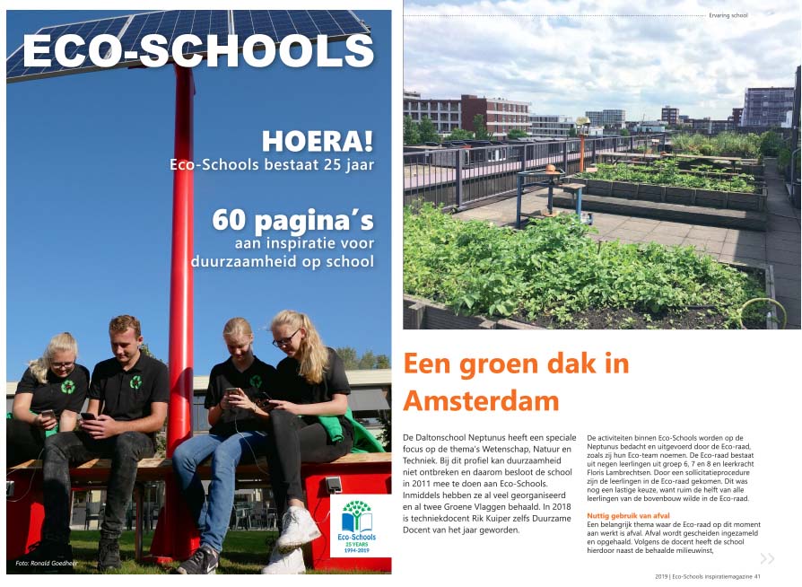 Eco Schoolsmagazine voorkant