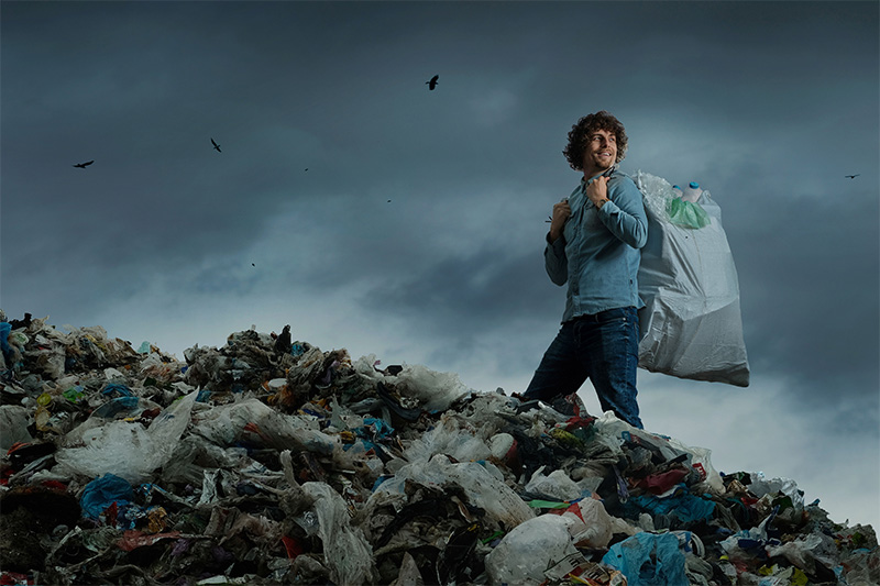 Trashpackers de wereld in beweging met één vuilniszak