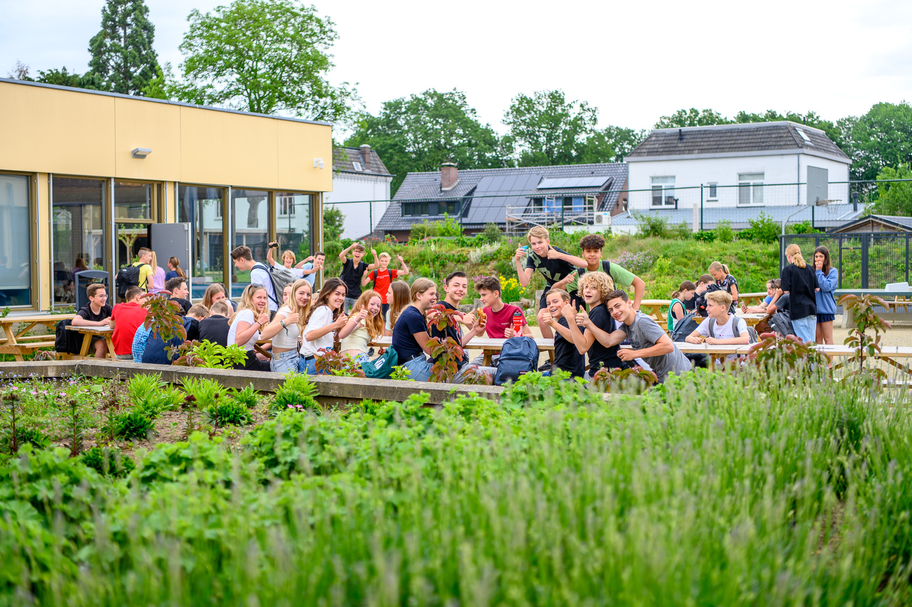 Yuverta mavo Nederweert leerlingen in Groen Paradijs